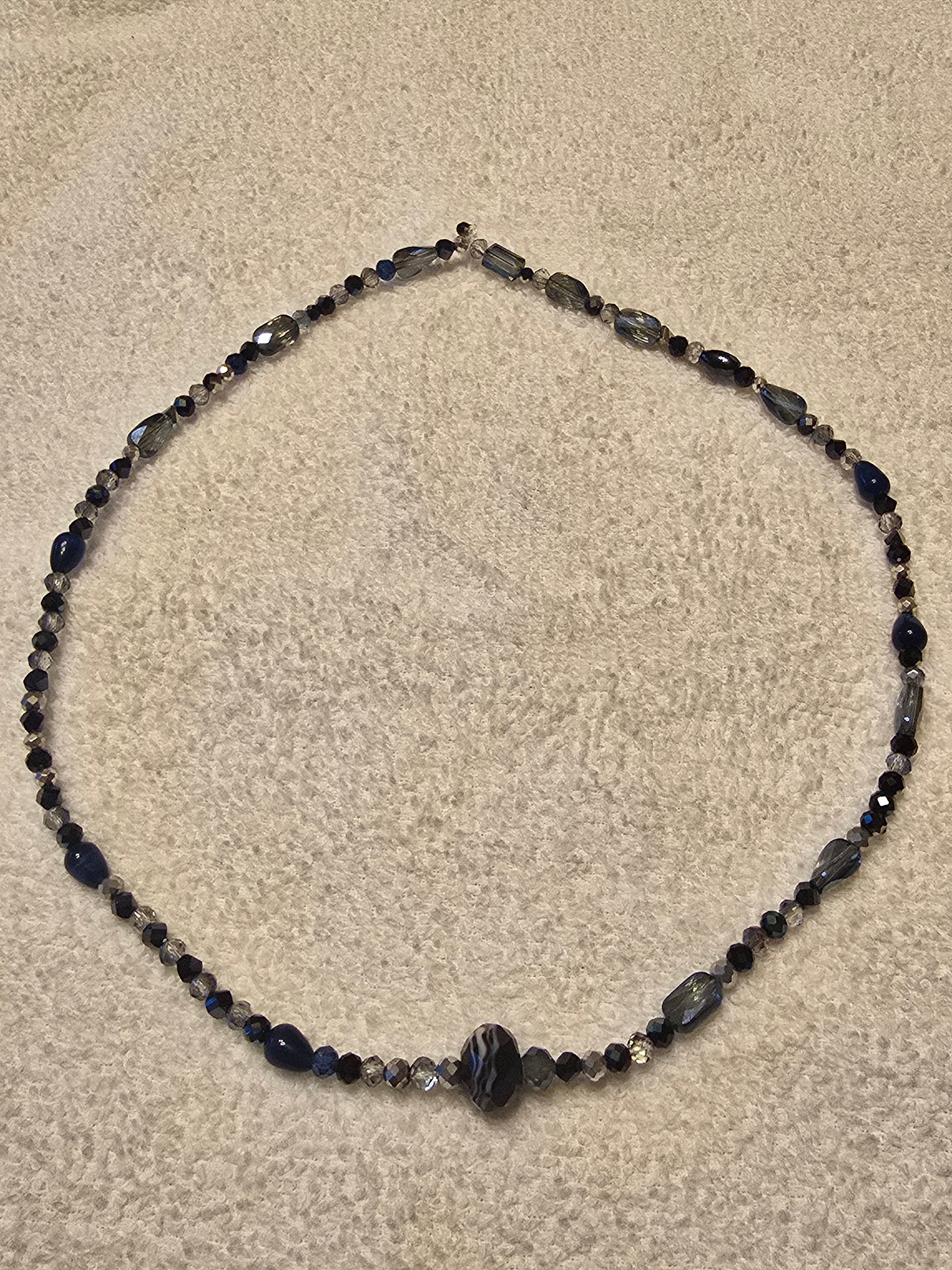 Royal Blue Crystal Neckless