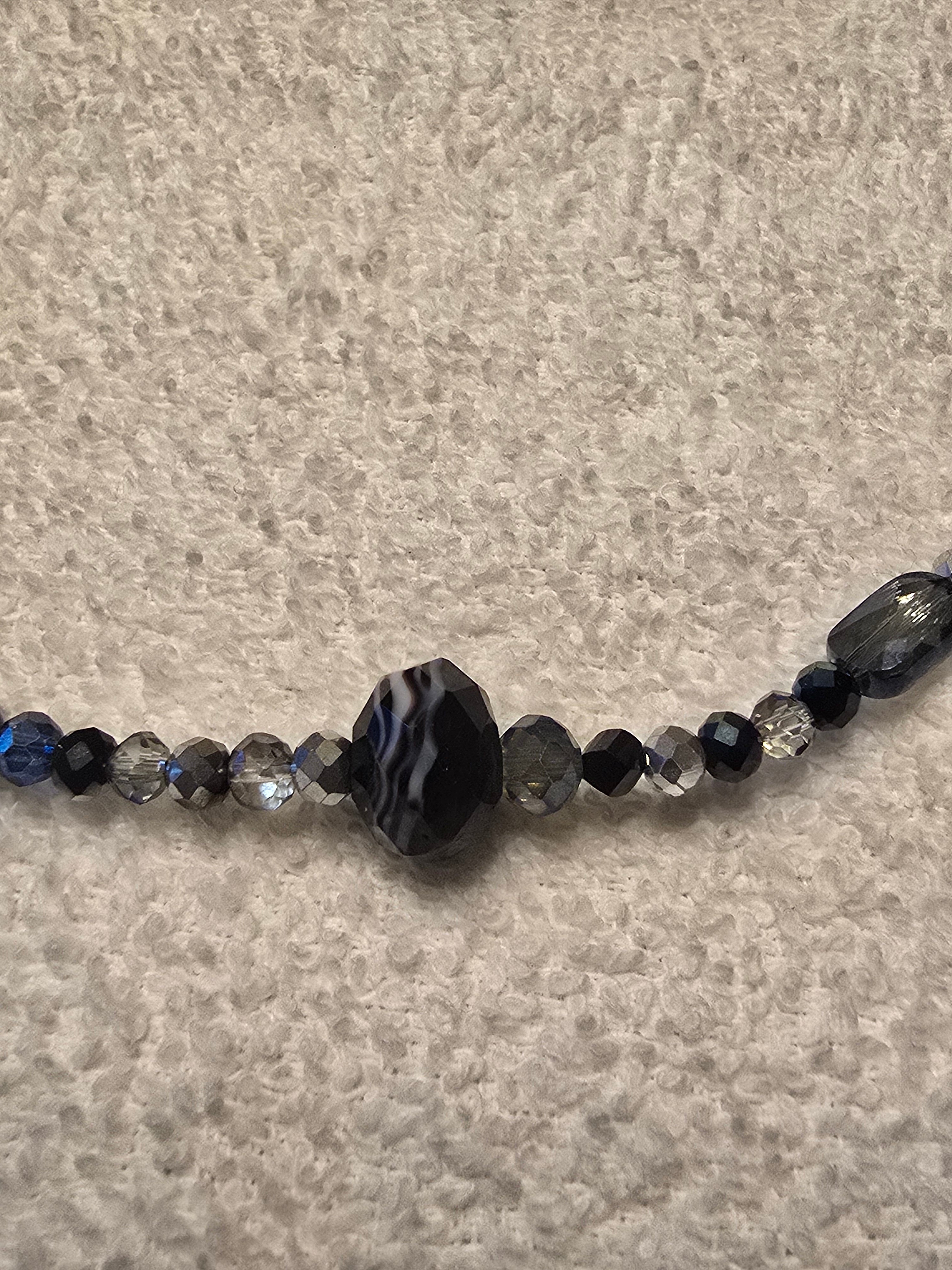 Royal Blue Crystal Neckless