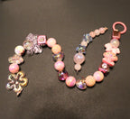 Pink Whimsical Key Chain