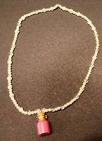 Pink Dust Bottle Necklace